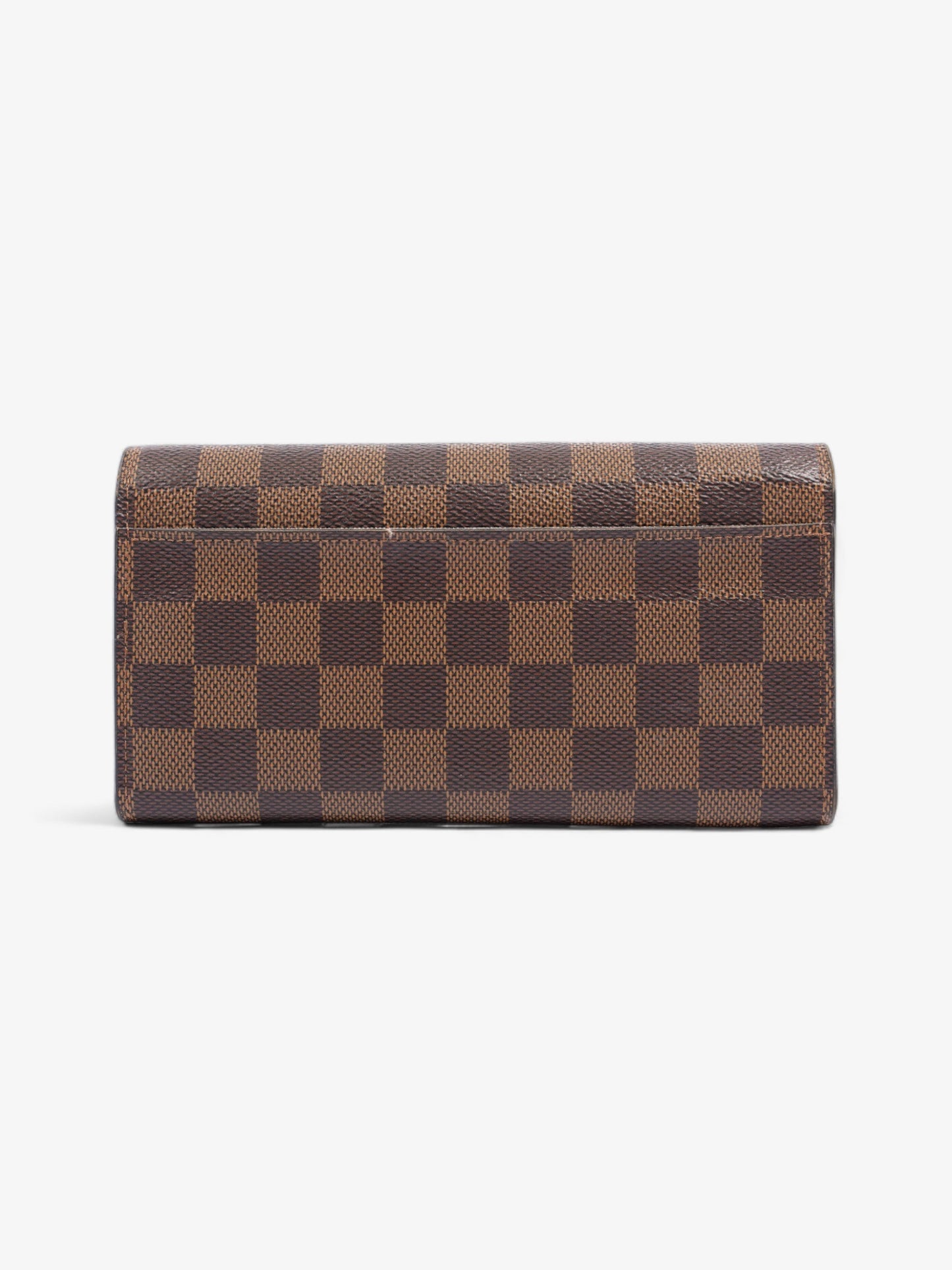 Louis Vuitton Sarah Wallet Damier Ebene Coated Canvas