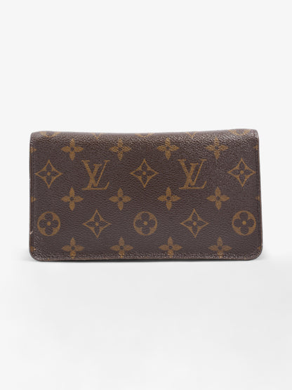 Louis Vuitton Zip Around Wallet Monogram Coated Canvas
