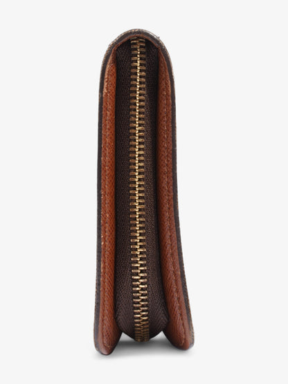 Louis Vuitton Zip Around Wallet Monogram Coated Canvas
