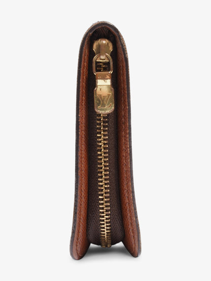 Louis Vuitton Zip Around Wallet Monogram Coated Canvas