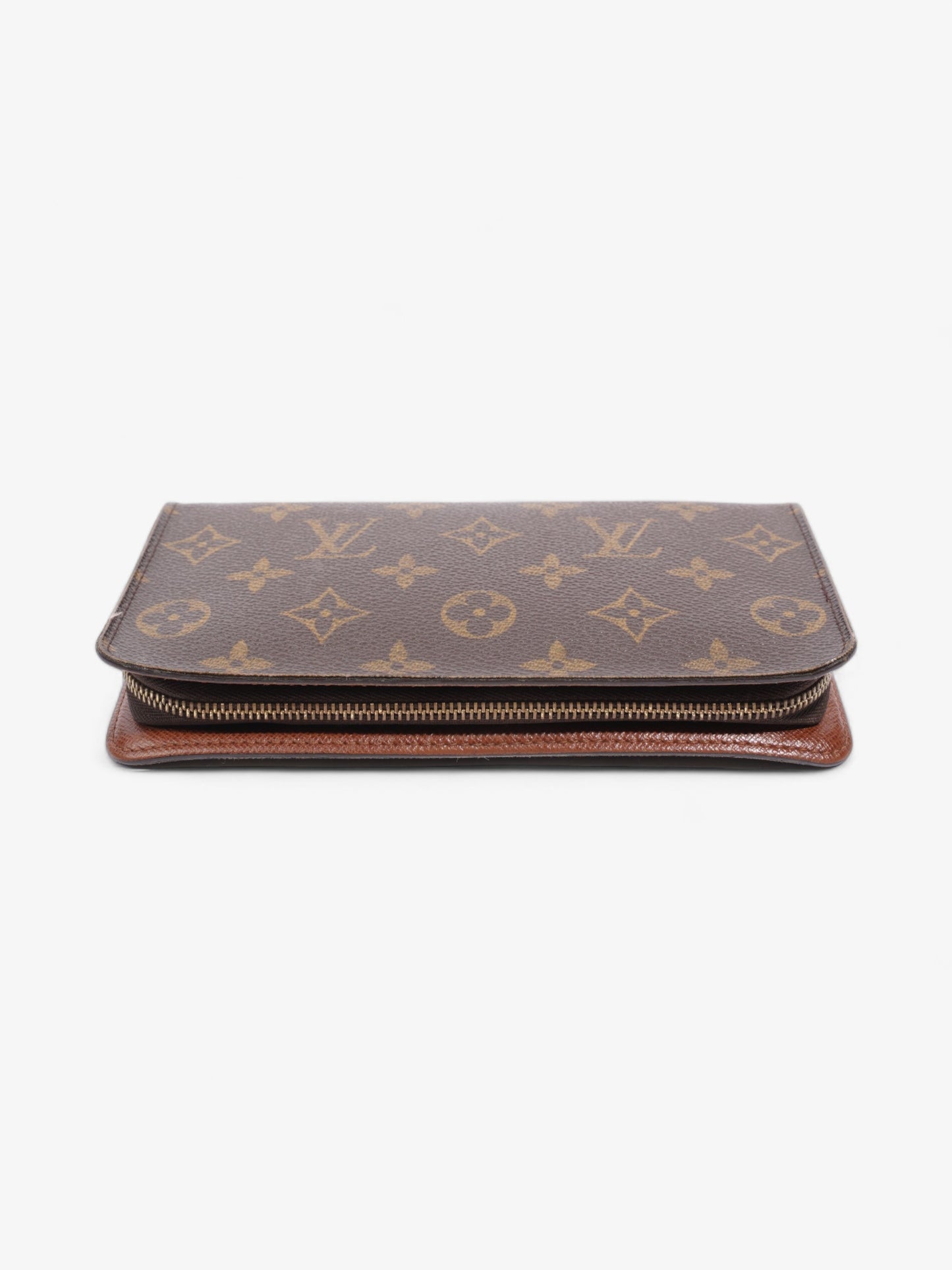 Louis Vuitton Zip Around Wallet Monogram Coated Canvas