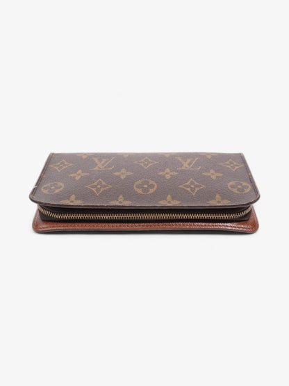 Louis Vuitton Zip Around Wallet Monogram Coated Canvas