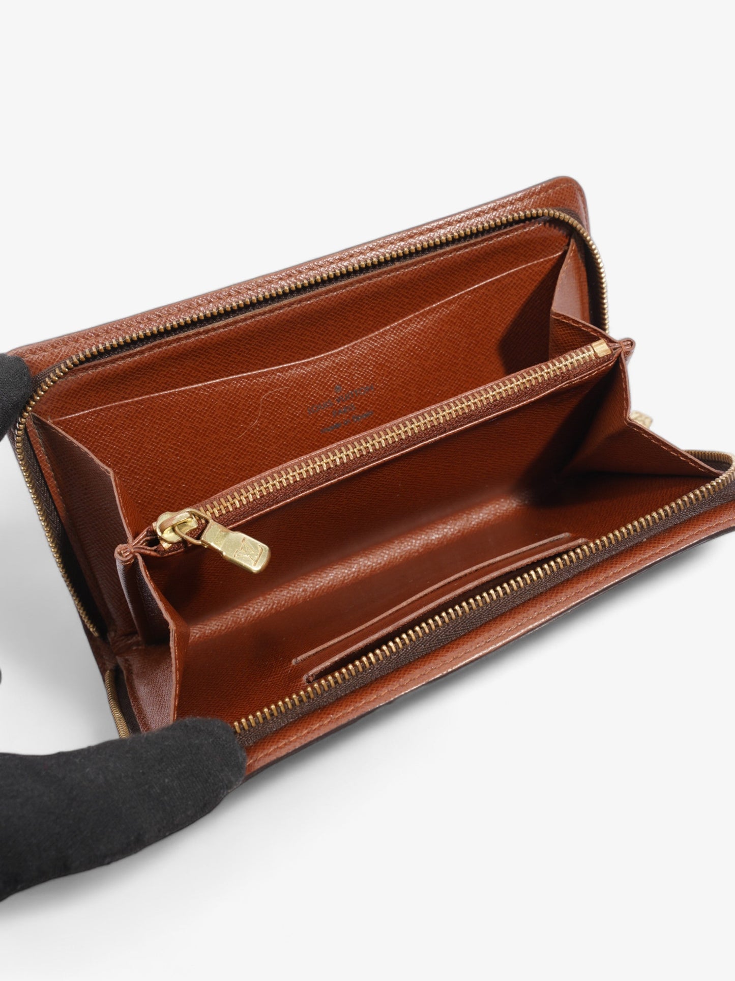 Louis Vuitton Zip Around Wallet Monogram Coated Canvas