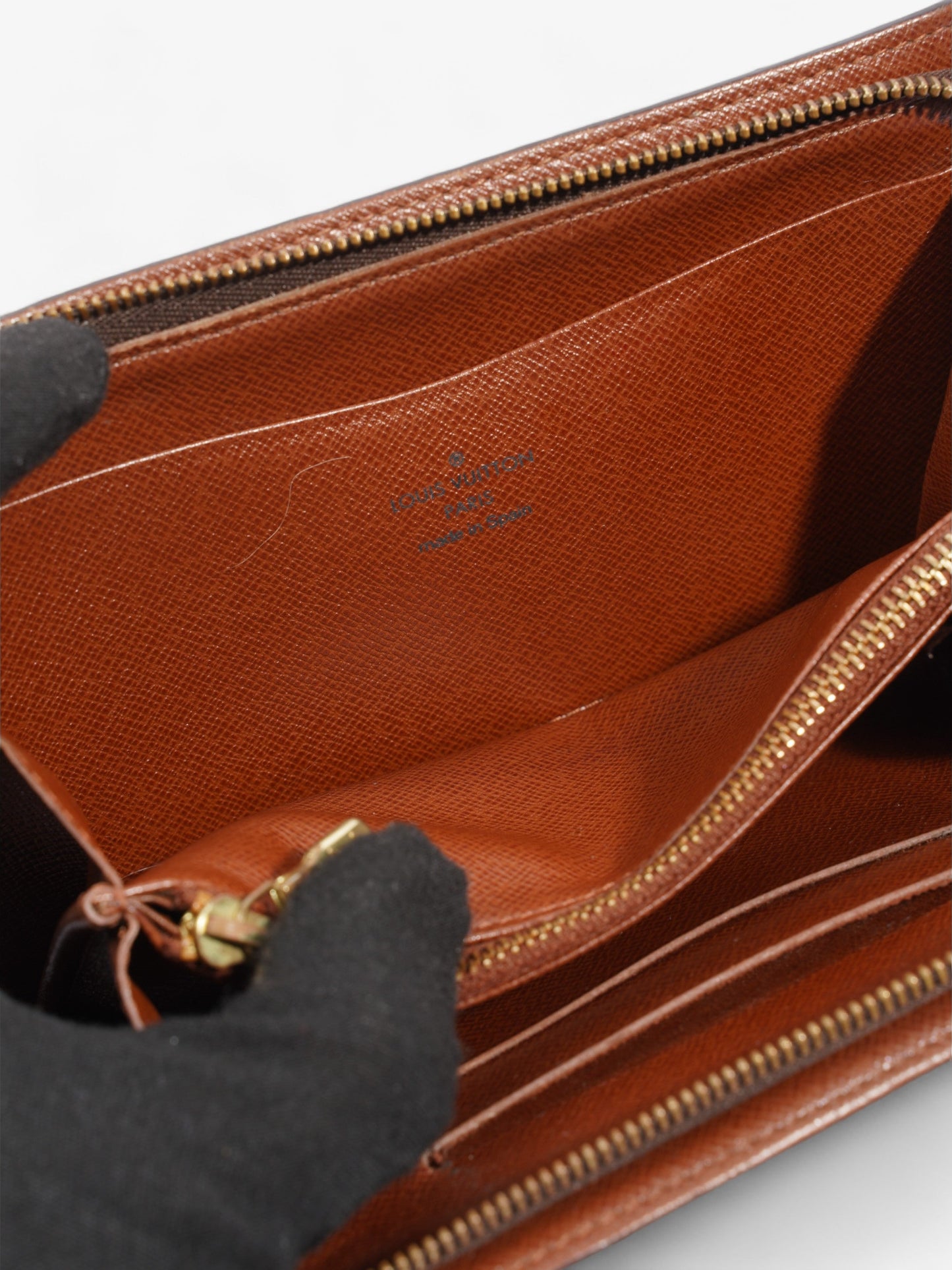 Louis Vuitton Zip Around Wallet Monogram Coated Canvas