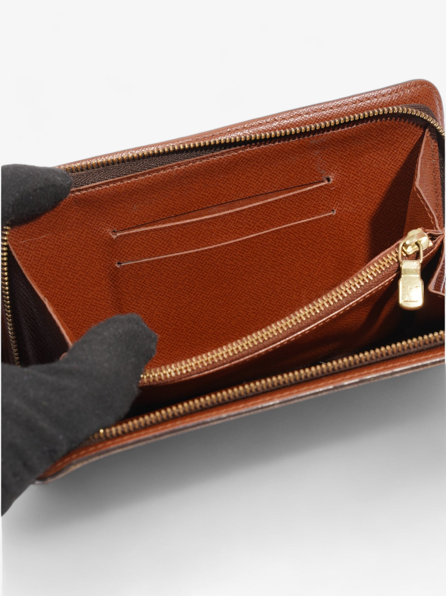 Louis Vuitton Zip Around Wallet Monogram Coated Canvas