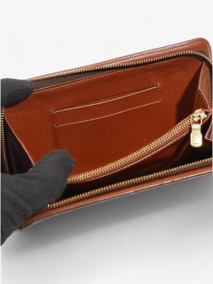 Louis Vuitton Zip Around Wallet Monogram Coated Canvas