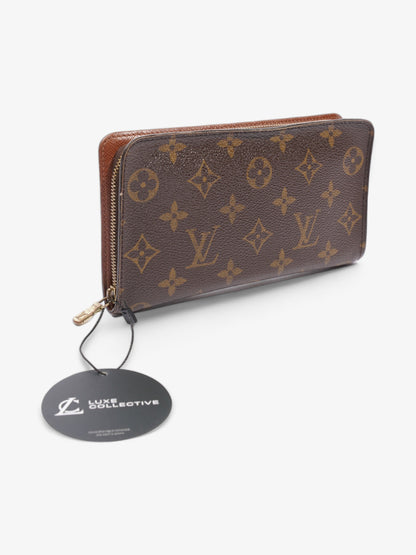 Louis Vuitton Zip Around Wallet Monogram Coated Canvas
