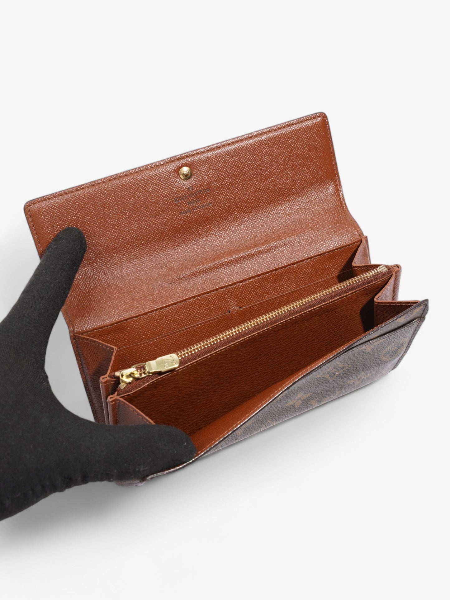 Louis Vuitton Sarah Wallet Monogram Coated Canvas