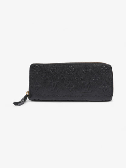 Louis Vuitton Clémence Wallet Black Leather