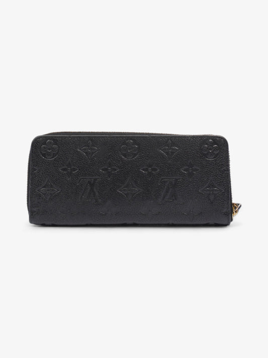 Louis Vuitton Clémence Wallet Black Leather
