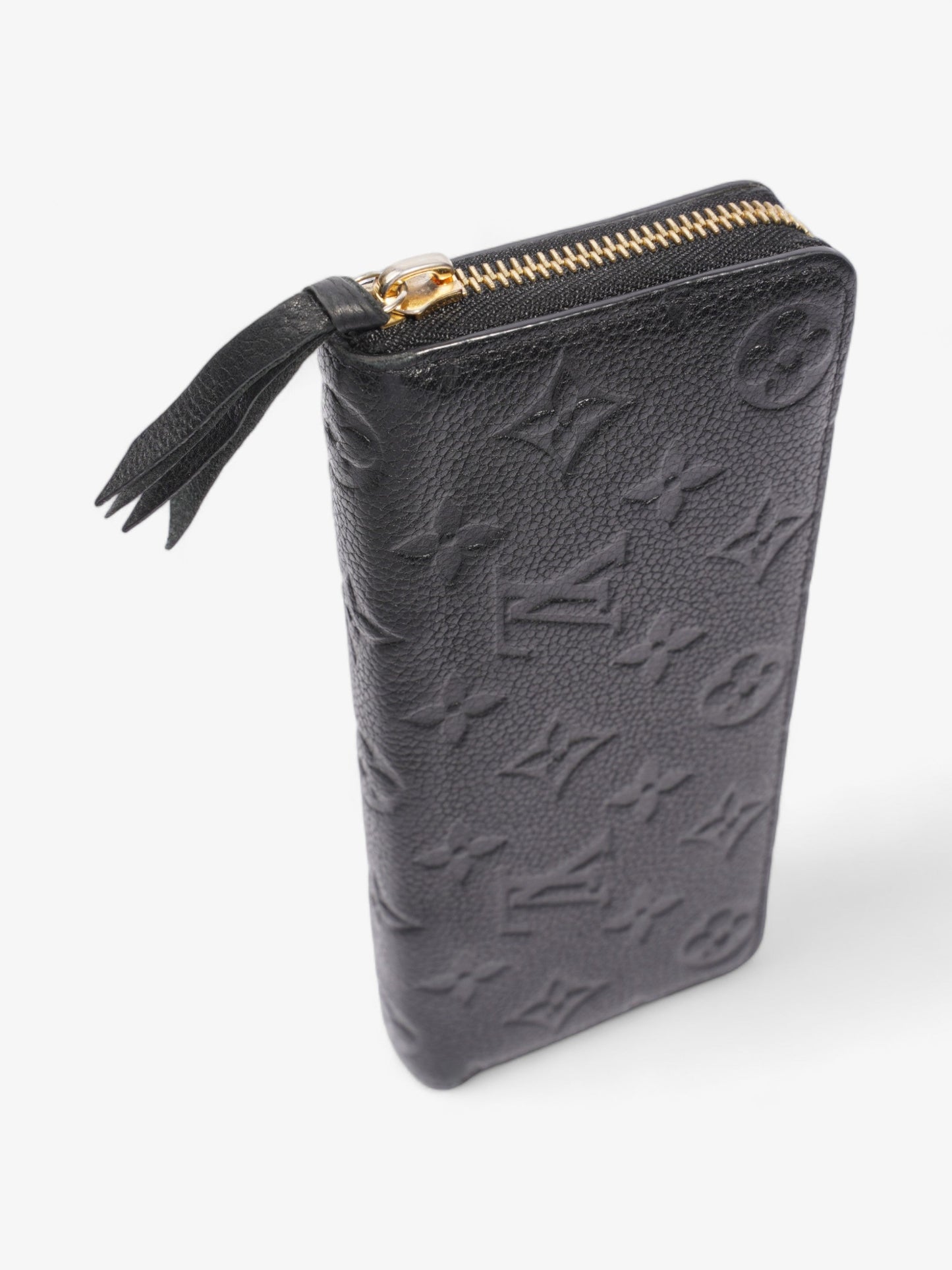 Louis Vuitton Clémence Wallet Black Leather