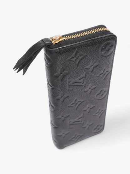 Louis Vuitton Clémence Wallet Black Leather