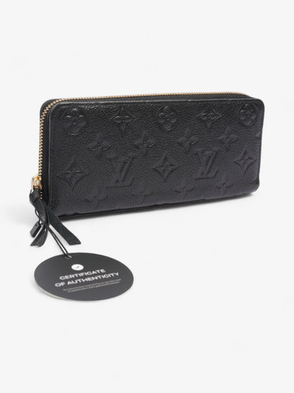 Louis Vuitton Clémence Wallet Black Leather