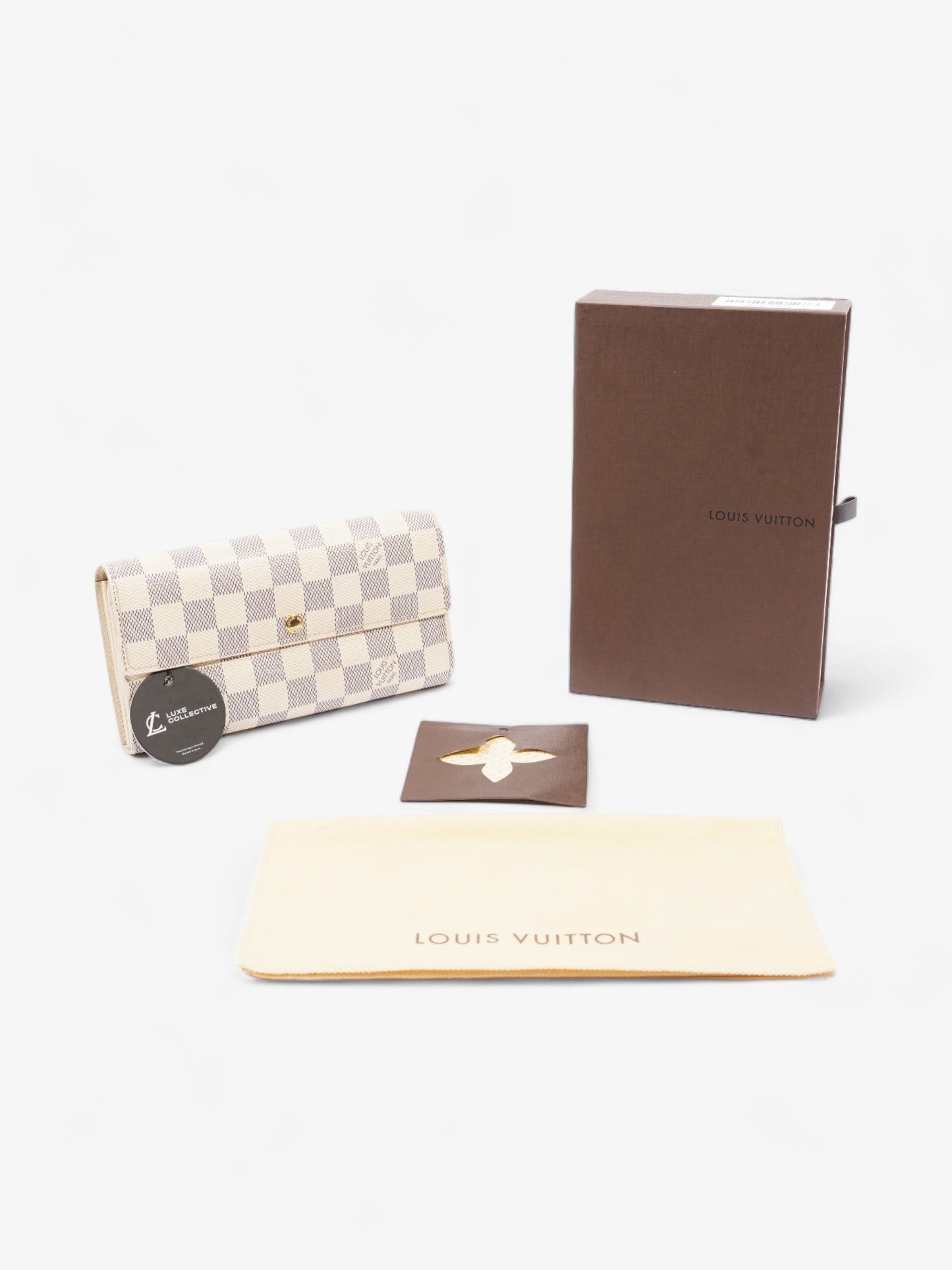 Louis Vuitton Sarah Wallet Damier Azur Coated Canvas