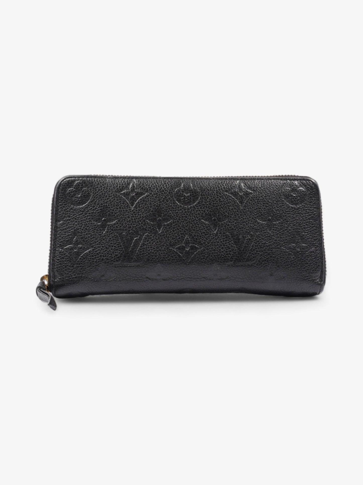 Louis Vuitton Clemence Wallet Black Empreinte Leather