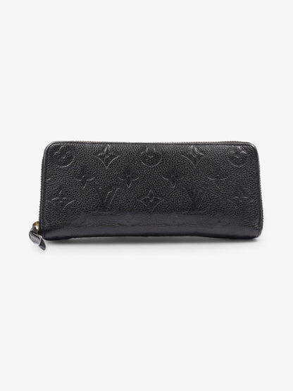 Louis Vuitton Clemence Wallet Black Empreinte Leather