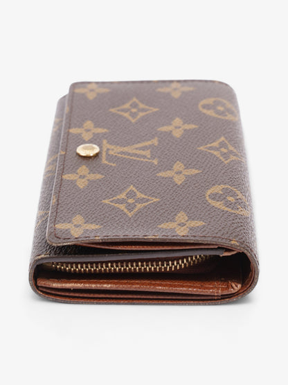 Louis Vuitton Compact Wallet Monogram Coated Canvas