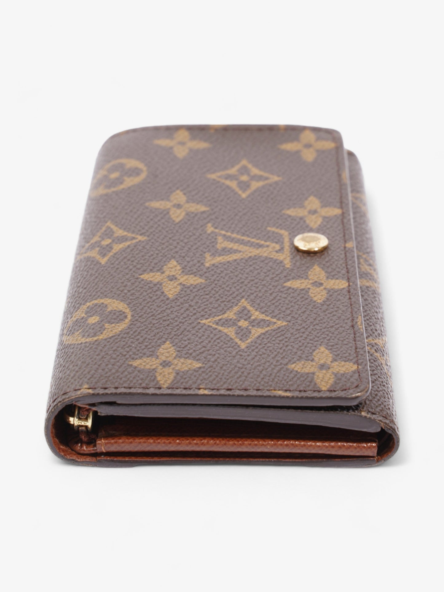Louis Vuitton Compact Wallet Monogram Coated Canvas