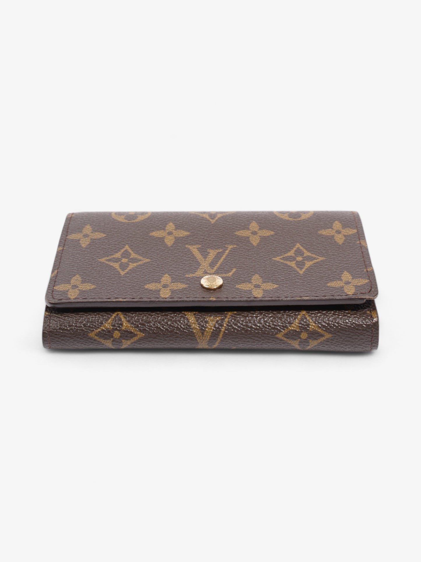 Louis Vuitton Compact Wallet Monogram Coated Canvas