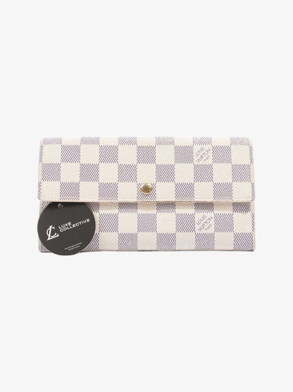Louis Vuitton Sarah Wallet Damier Azur Canvas