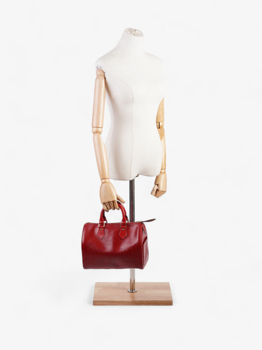 Louis Vuitton Speedy Red Epi Leather 25