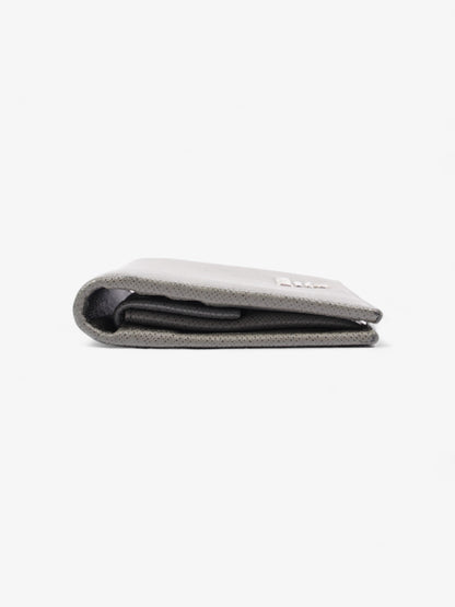 Prada Wallet Grey Saffiano Leather