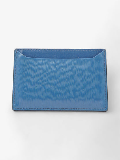 Prada Card Case Blue Epi Leather