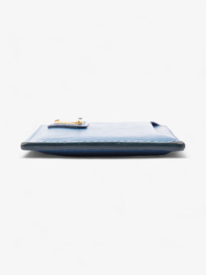 Prada Card Case Blue Epi Leather