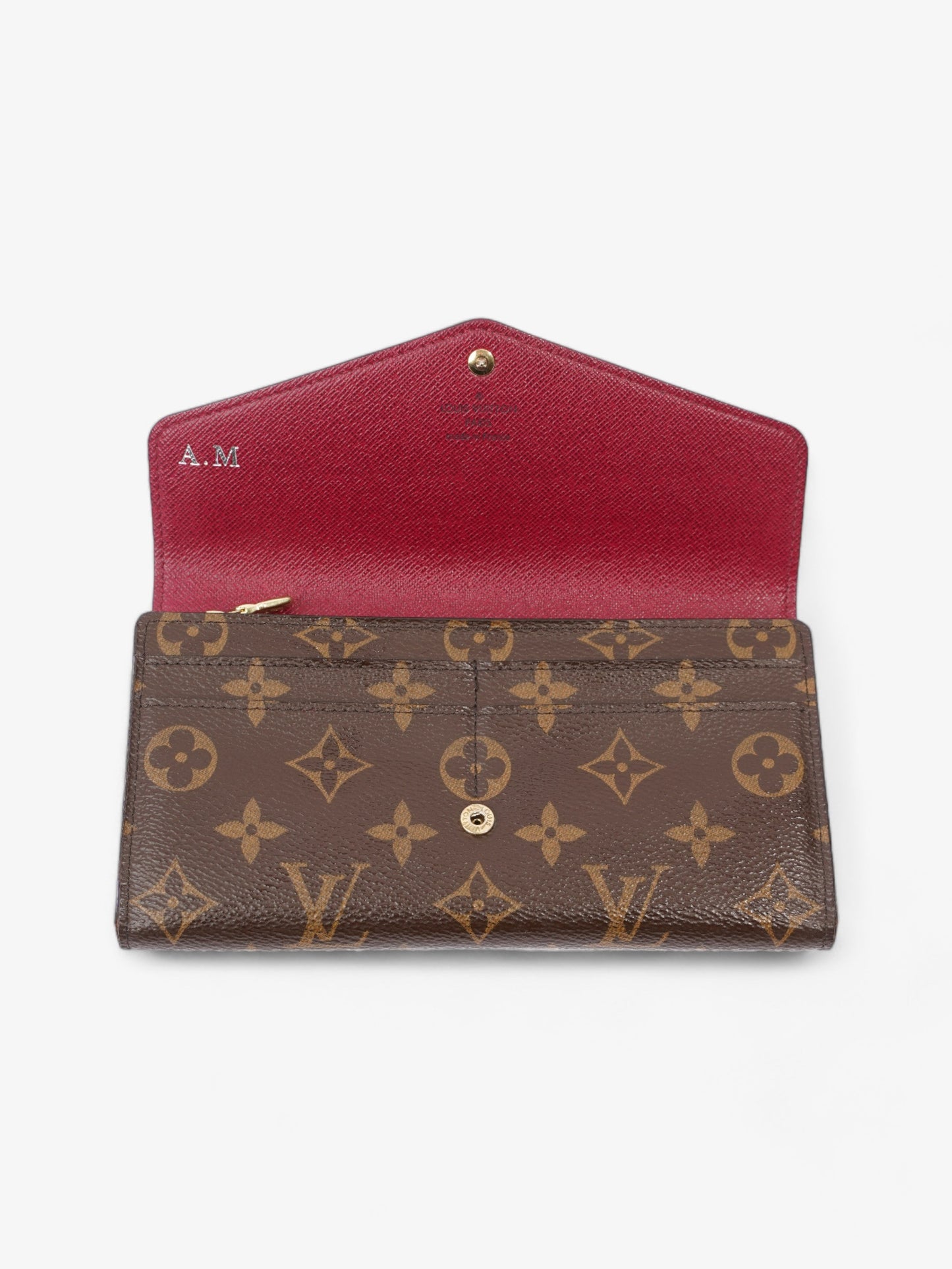 Louis Vuitton Sarah Wallet Monogram Coated Canvas