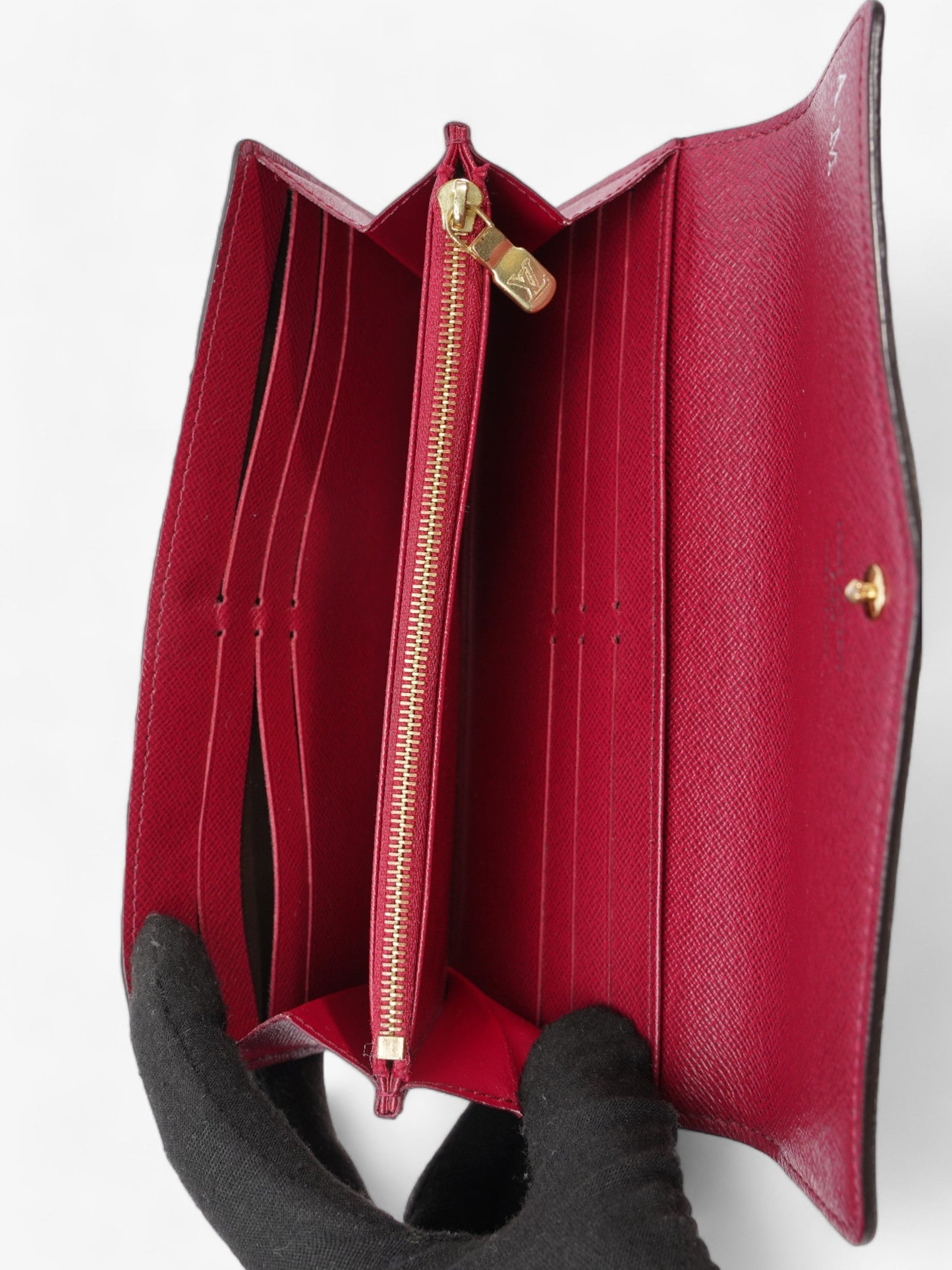 Louis Vuitton Sarah Wallet Monogram Coated Canvas