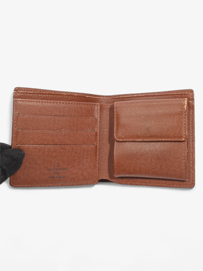 Louis Vuitton Portoviejo Cartoldi Monnaie Compact Wallet Monogram Coated Canvas