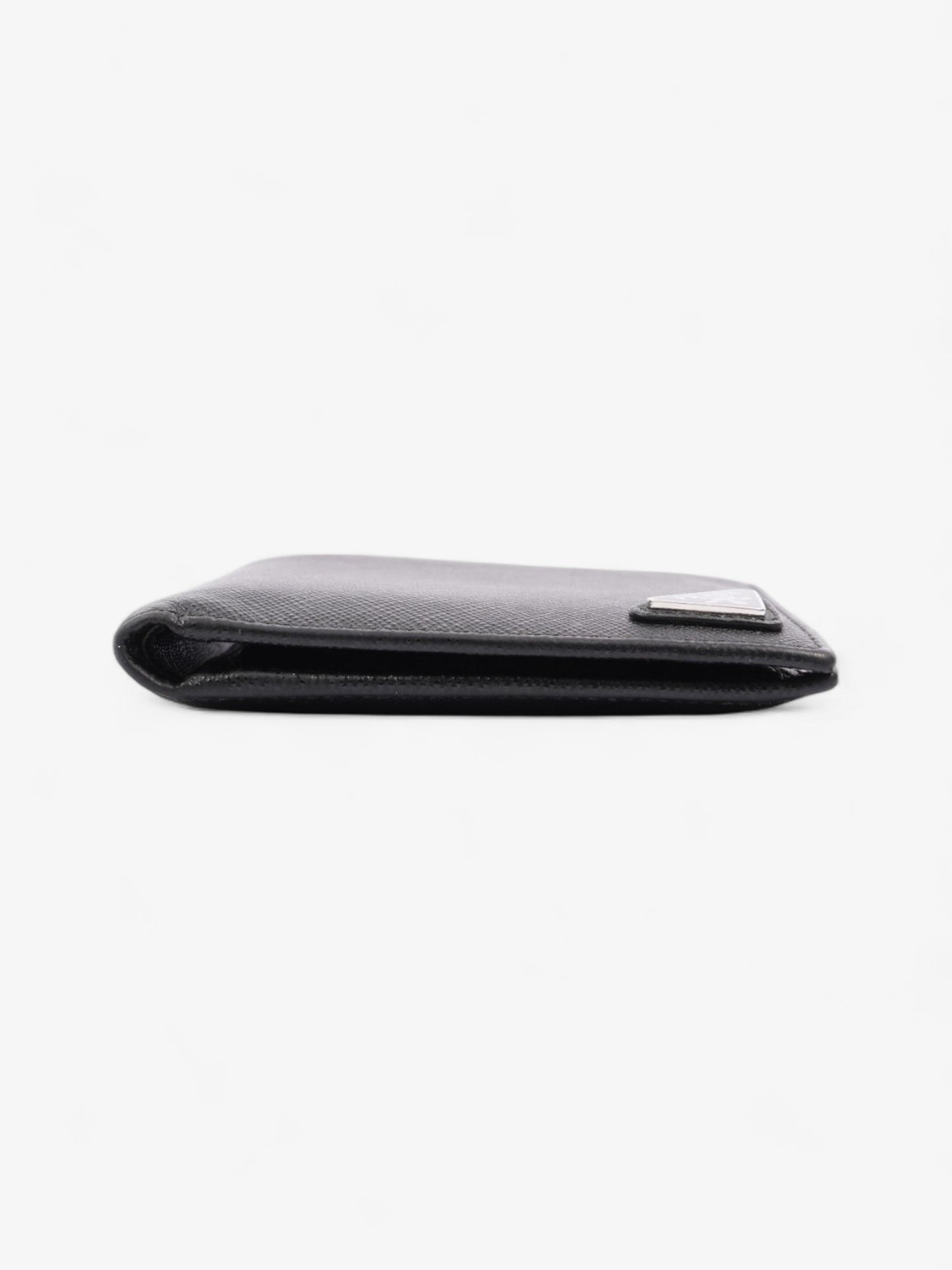 Prada Bi-Fold Wallet Black Saffiano Leather