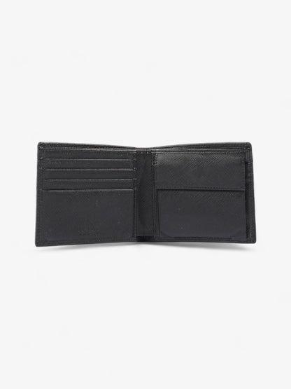 Prada Bi-Fold Wallet Black Saffiano Leather