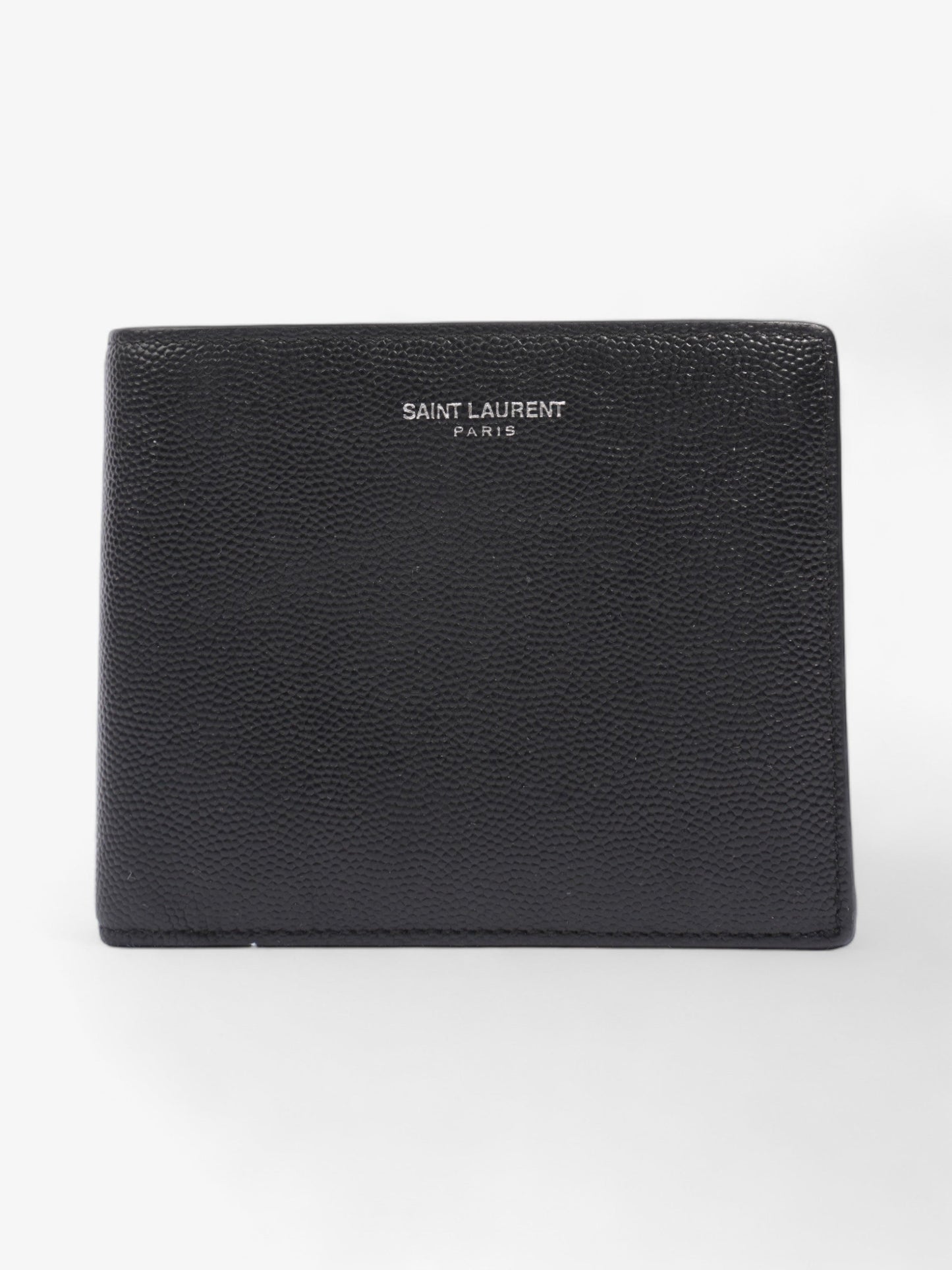 Saint Laurent Bi Fold Wallet Black Leather