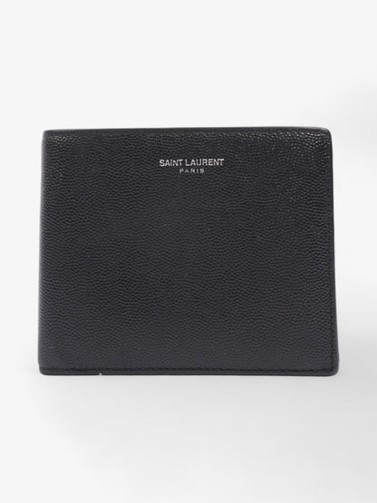 Saint Laurent Bi Fold Wallet Black Leather