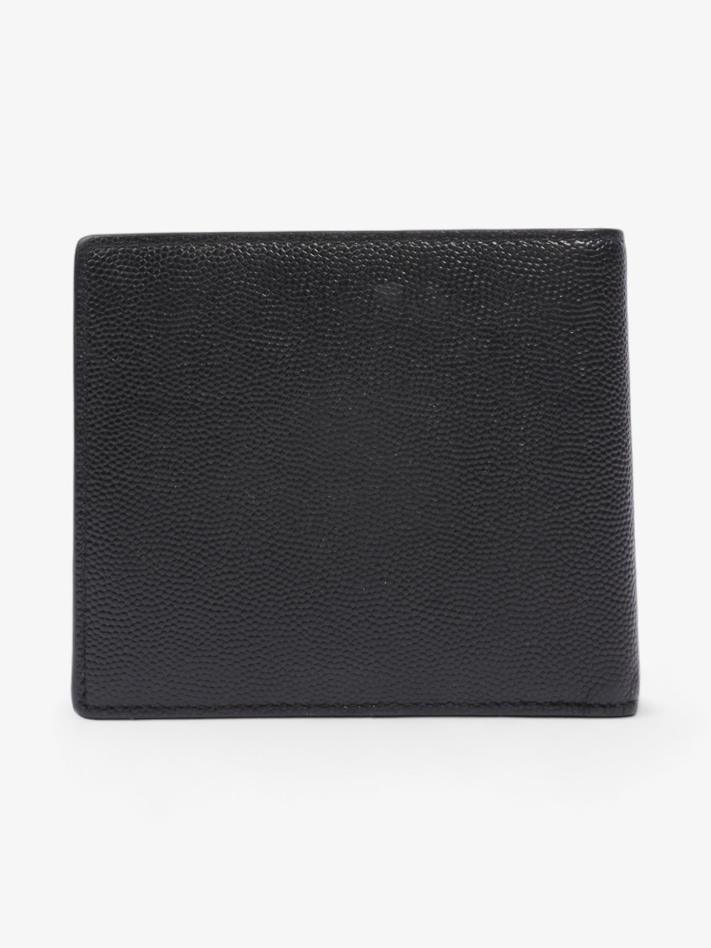 Saint Laurent Bi Fold Wallet Black Leather