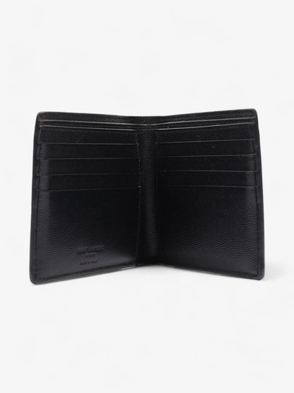 Saint Laurent Bi Fold Wallet Black Leather