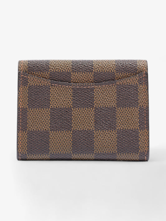 Louis Vuitton Coin Purse Damier Ebene Coated Canvas