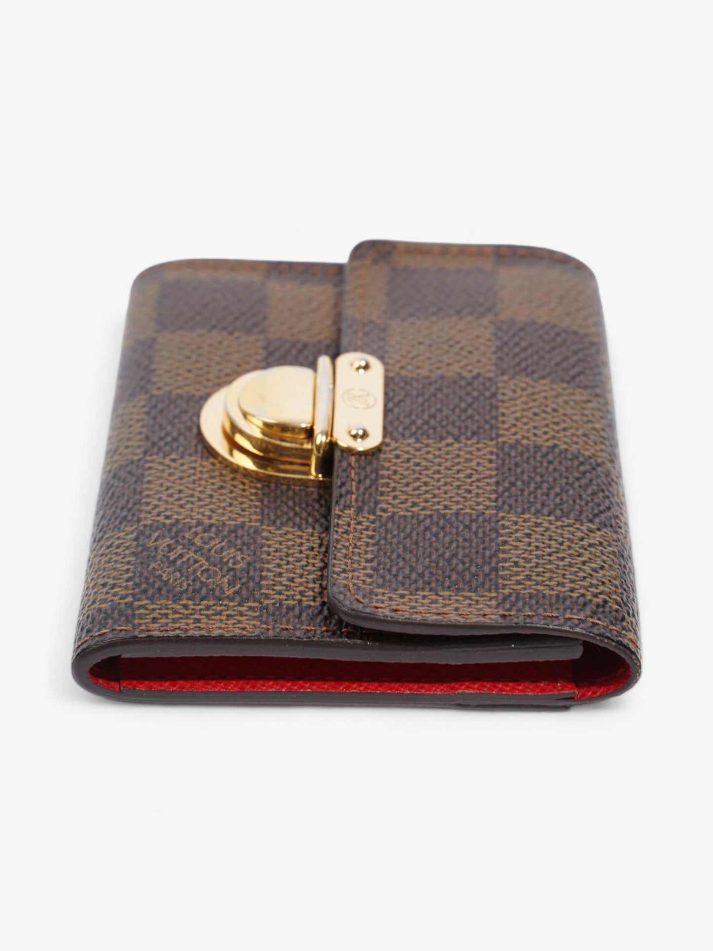 Louis Vuitton Coin Purse Damier Ebene Coated Canvas