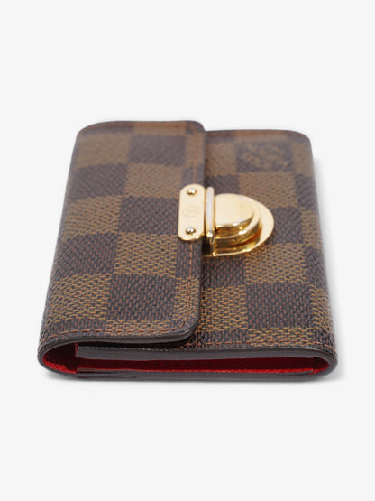 Louis Vuitton Coin Purse Damier Ebene Coated Canvas