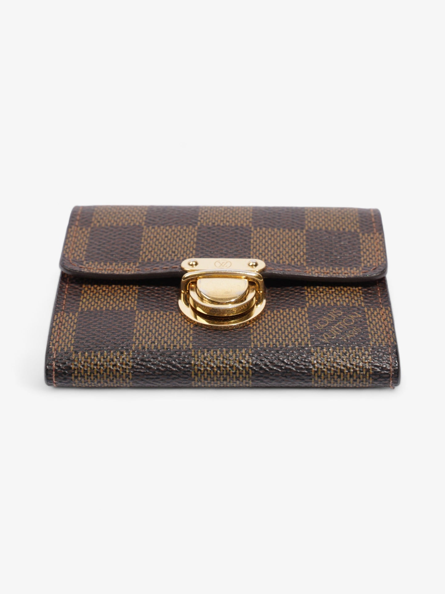 Louis Vuitton Coin Purse Damier Ebene Coated Canvas
