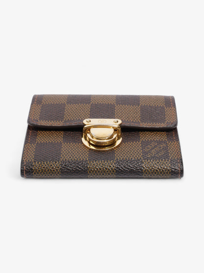 Louis Vuitton Coin Purse Damier Ebene Coated Canvas