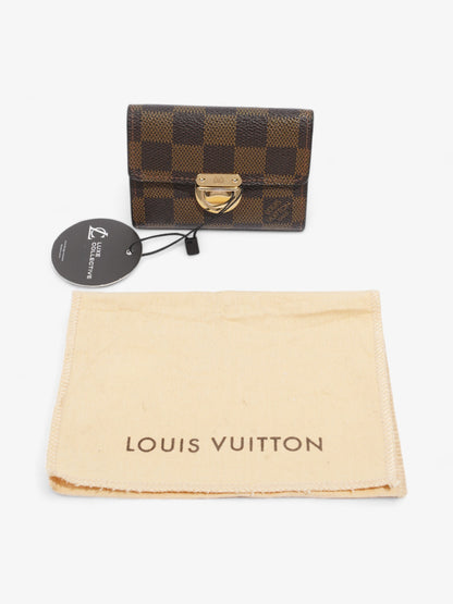 Louis Vuitton Coin Purse Damier Ebene Coated Canvas