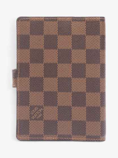Louis Vuitton Small Ring Agenda Damier Ebene Coated Canvas