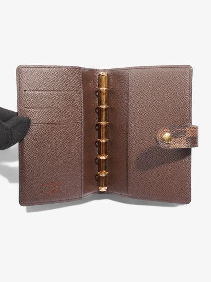 Louis Vuitton Small Ring Agenda Damier Ebene Coated Canvas