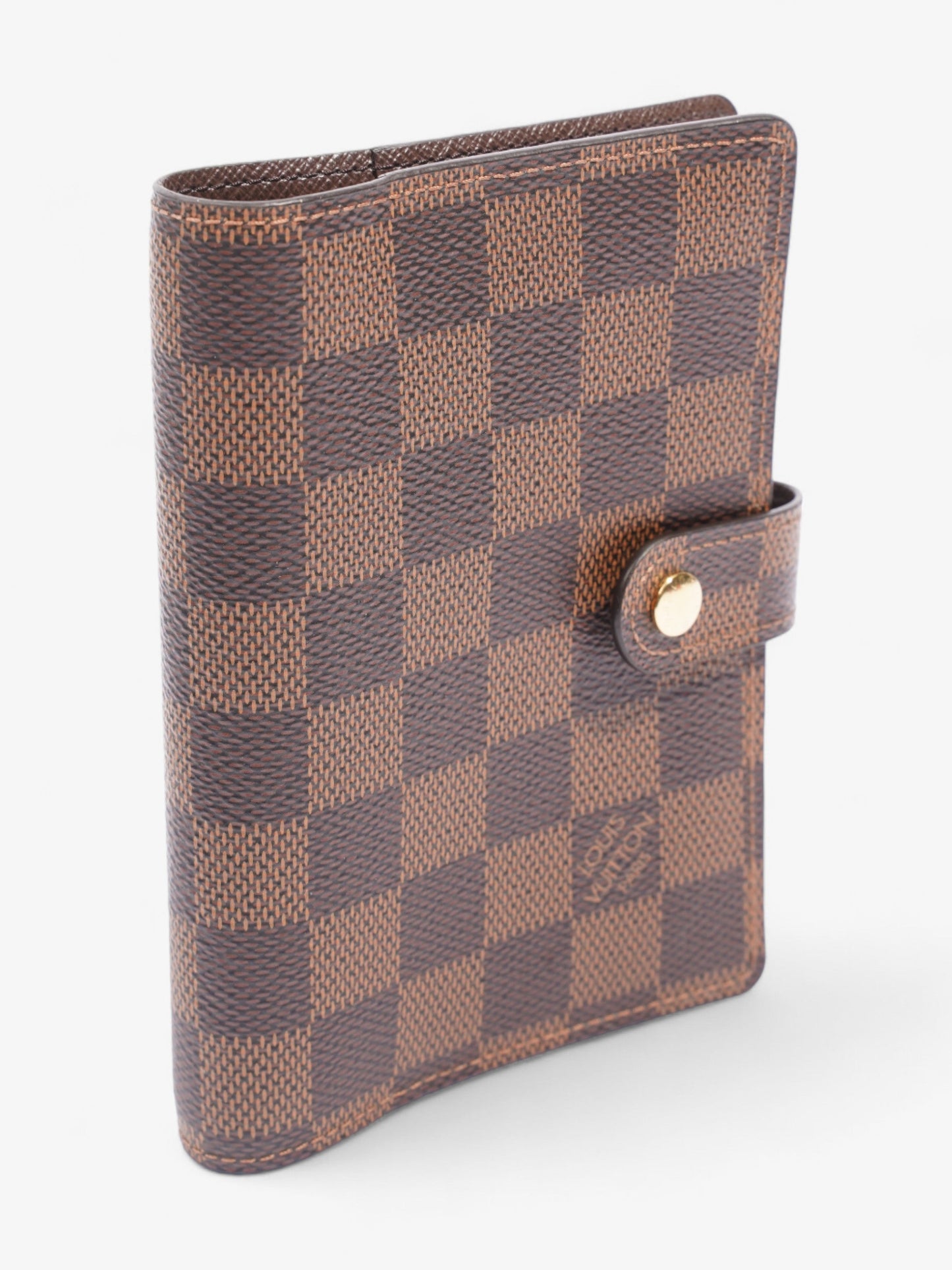 Louis Vuitton Small Ring Agenda Damier Ebene Coated Canvas