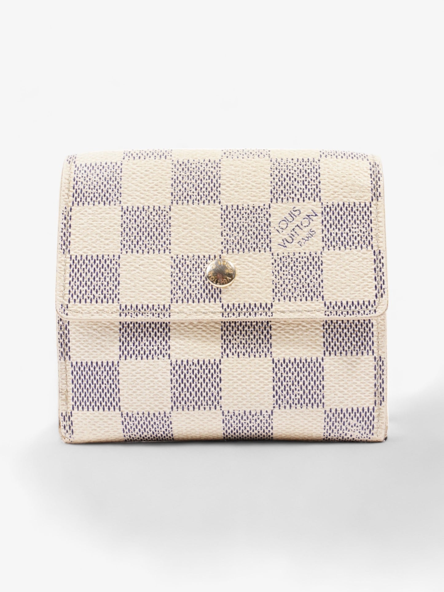 Louis Vuitton Compact Wallet Damier Azur Coated Canvas