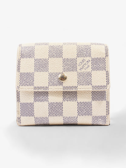 Louis Vuitton Compact Wallet Damier Azur Coated Canvas