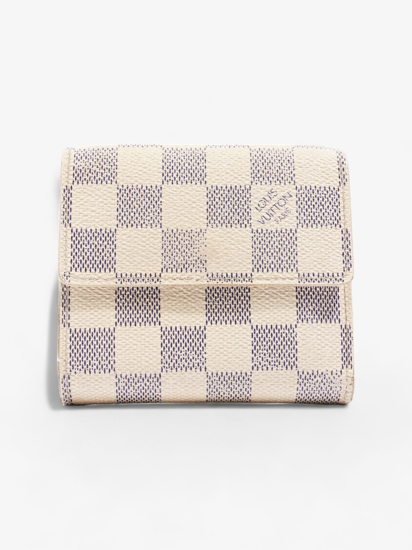 Louis Vuitton Compact Wallet Damier Azur Coated Canvas