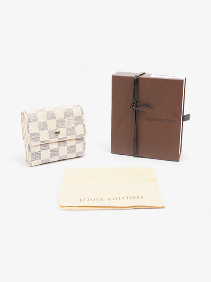 Louis Vuitton Compact Wallet Damier Azur Coated Canvas